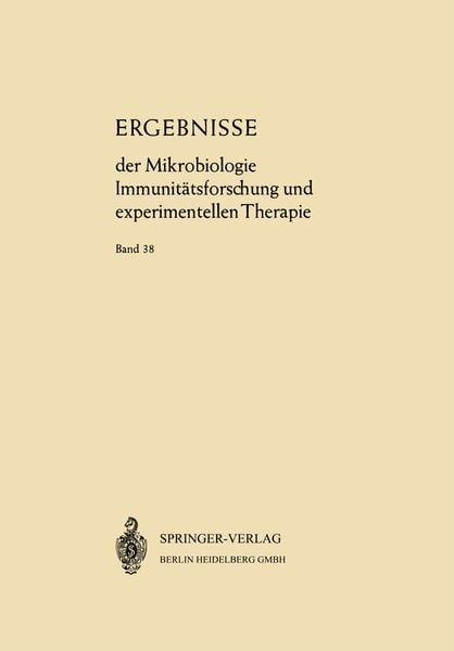 Produktbild: Ergebnisse der Mikrobiologie Immunit&auml;tsforschung und Experimentellen Therapie