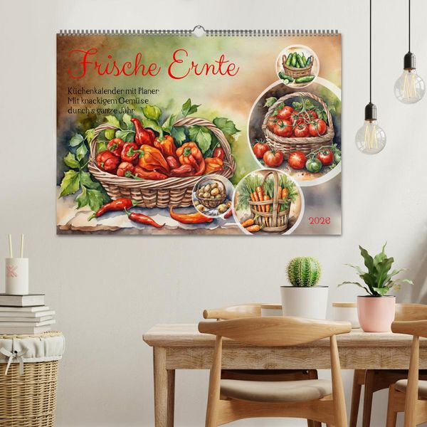 Produktbild: Frische Ernte (Wandkalender 2026 DIN A2 quer), CALVENDO Monatskalender
