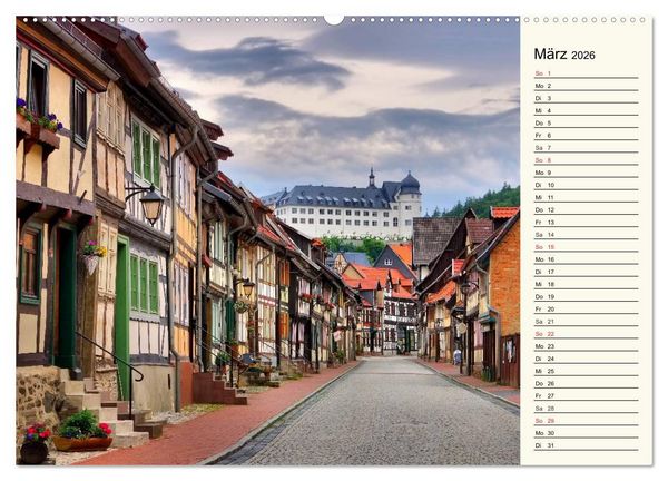 Produktbild: Der Harz - Sagenumwoben und Wildromantisch (hochwertiger Premium Wandkalender 2026 DIN A2 quer), Kunstdruck in Hochglanz