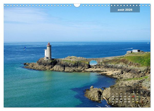 Produktbild: Bretagne Beaux sites du Finist&egrave;re (Calendrier mural 2026 DIN A3 vertical), CALVENDO calendrier mensuel
