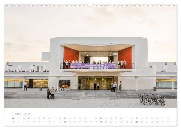 Produktbild: Darmstadt &ndash; G&auml;rten, Kunst, Architektur (hochwertiger Premium Wandkalender 2026 DIN A2 quer), Kunstdruck in Hochglanz
