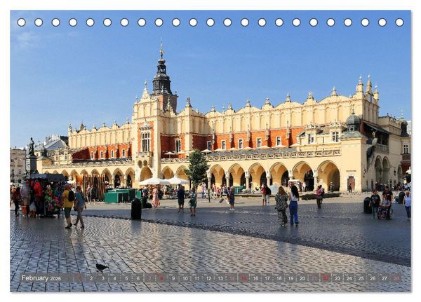 Produktbild: Highlights in Poland's South (Desk Calendar 2026 DIN A5 landscape), CALVENDO 12 Month DeskCalendar