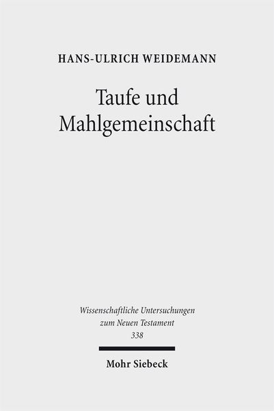 Produktbild: Taufe und Mahlgemeinschaft
