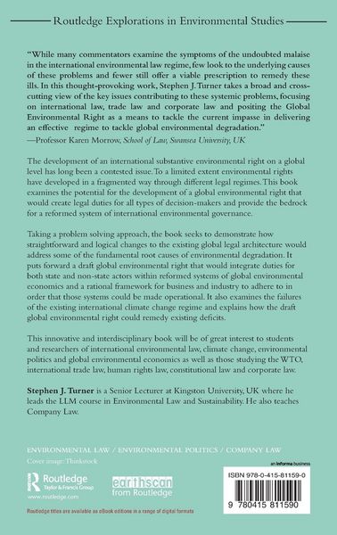 Produktbild: A Global Environmental Right