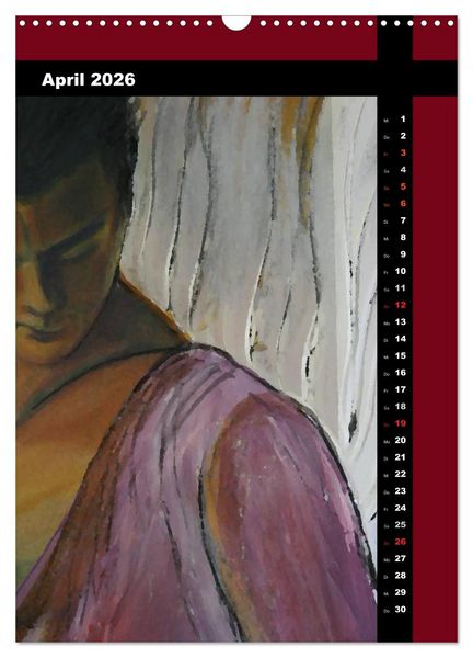 Produktbild: Farbenfrohe Engel (Wandkalender 2026 DIN A3 hoch), CALVENDO Monatskalender