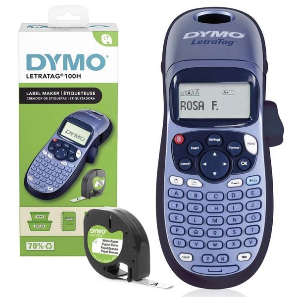 Produktbild: DYMO&reg; LetraTag LT-100H, Eingabetastatur ABC blau