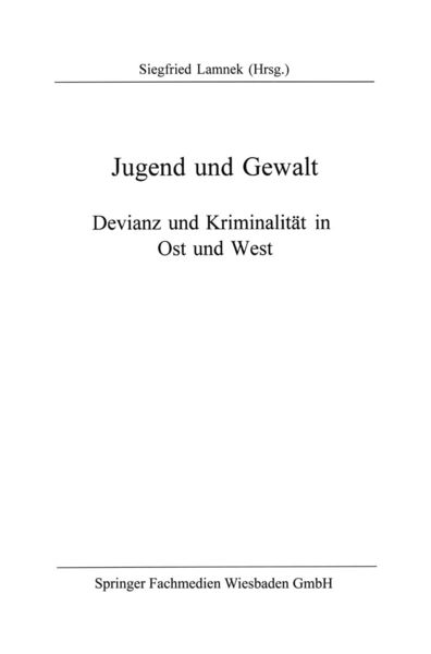 Produktbild: Jugend und Gewalt