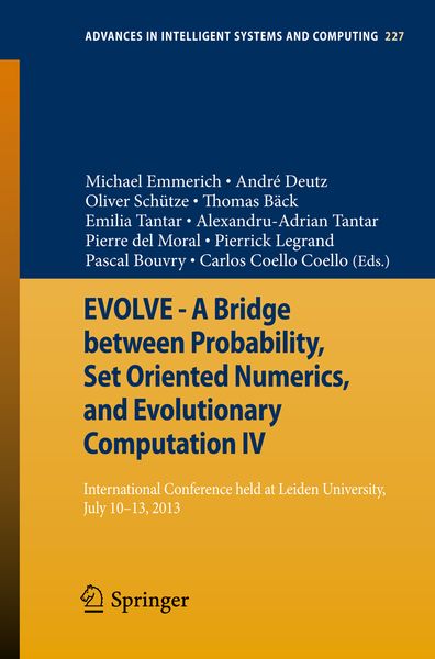 Produktbild: EVOLVE - A Bridge between Probability, Set Oriented Numerics, and Evolutionary Computation IV
