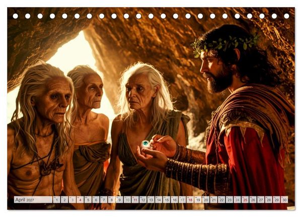 Produktbild: Perseus und Medusa (Tischkalender 2027 DIN A5 quer), CALVENDO Monatskalender