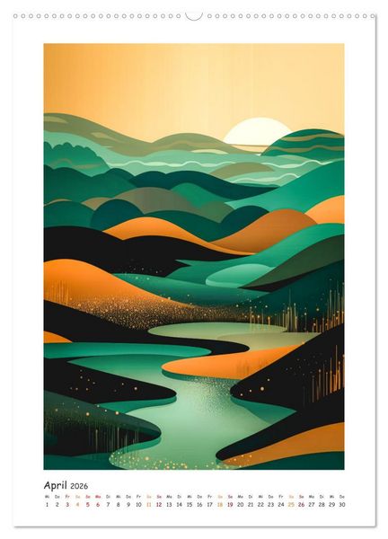 Produktbild: Klare Perspektiven (hochwertiger Premium Wandkalender 2026 DIN A2 hoch), Kunstdruck in Hochglanz
