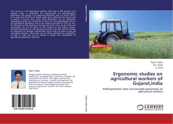 Produktbild: Ergonomic studies on agricultural workers of Gujarat,India