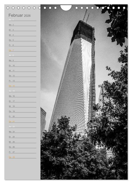 Produktbild: New York Vertical (Wandkalender 2026 DIN A4 hoch), CALVENDO Monatskalender
