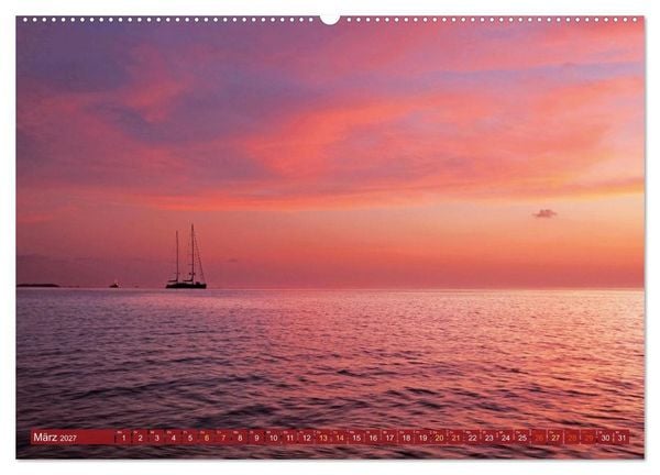 Produktbild: Die Malediven: Fluchtpunkt Sehnsucht (hochwertiger Premium Wandkalender 2027 DIN A2 quer), Kunstdruck in Hochglanz