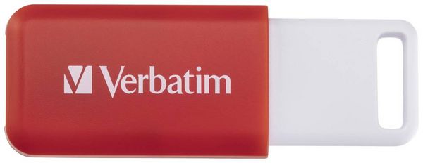 Produktbild: Verbatim V DataBar USB 2.0 Drive USB-Stick 16 GB Rot 49453 USB-A (USB 2.0)