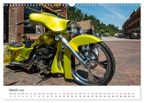 Produktbild: Sturgis - The most famous motorcycle rally in the world (Wall Calendar 2026 DIN A3 landscape), CALVENDO 12 Month Wall Calendar