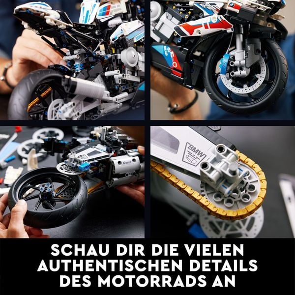 LEGO Technic 42130 BMW M 1000 RR, Motorrad Modellbausatz für Erwachsene