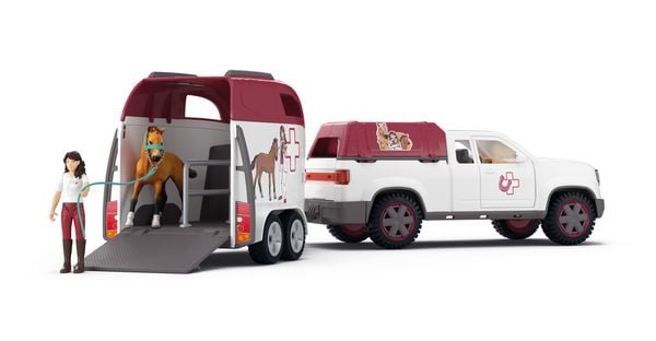 Produktbild: schleich&reg; 42704 Mobile Tier&auml;rztin mit Anh&auml;nger