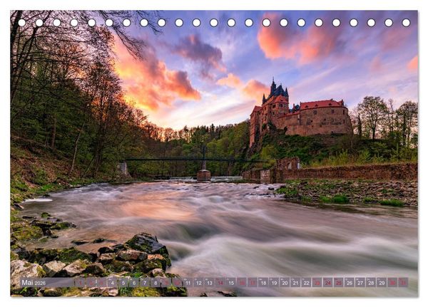 Produktbild: Vom Gebirge bis zum Meer, Alpen/Erzgebirge - Mitteldeutschland - K&uuml;ste (Tischkalender 2026 DIN A5 quer), CALVENDO Monatskalender