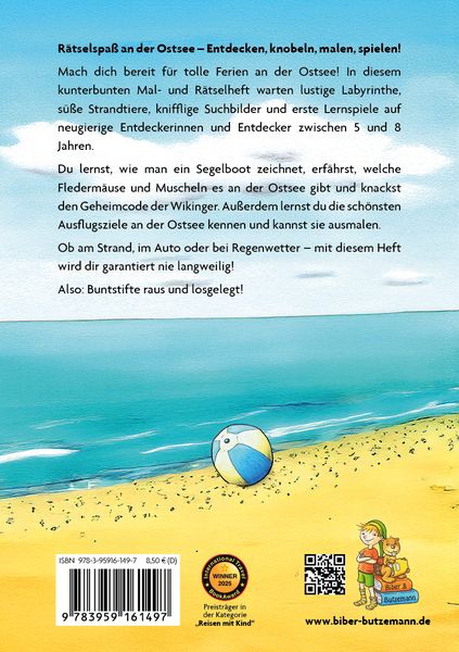 Produktbild: Mein Ostsee-R&auml;tsel- und Malheft