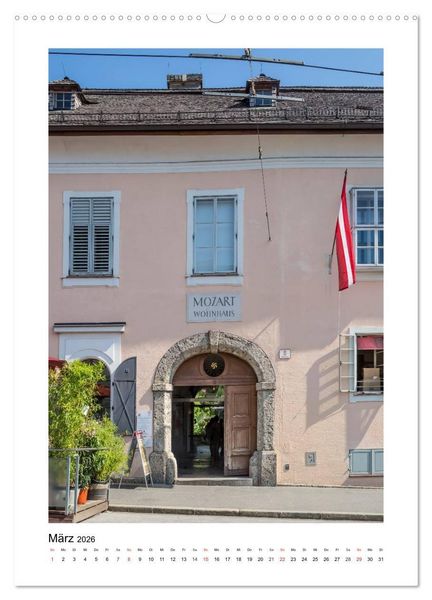 Produktbild: Wundersch&ouml;nes SALZBURG (Wandkalender 2026 DIN A2 hoch), CALVENDO Monatskalender
