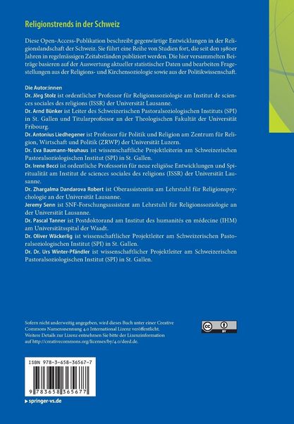 Produktbild: Religionstrends in der Schweiz