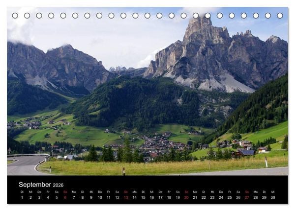 Produktbild: S&uuml;dtirol 2026 (Tischkalender 2026 DIN A5 quer), CALVENDO Monatskalender