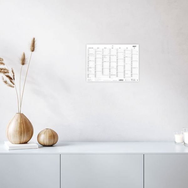 Produktbild: Black&White Tafelkalender A4 2027