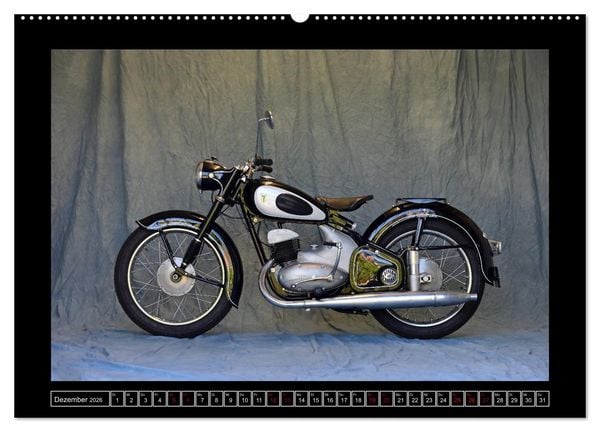 Produktbild: DKW RT 175 - Ein Motorrad der Auto Union (hochwertiger Premium Wandkalender 2026 DIN A2 quer), Kunstdruck in Hochglanz