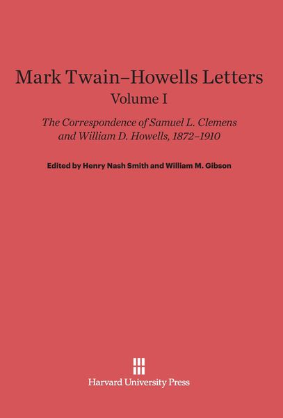 Produktbild: Mark Twain-Howells Letters, Volume I