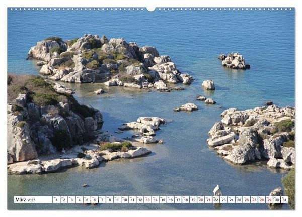 Produktbild: Lykien. T&uuml;rkische S&uuml;dk&uuml;ste zwischen Kalkan und Kemer (hochwertiger Premium Wandkalender 2027 DIN A2 quer), Kunstdruck in Hochglanz