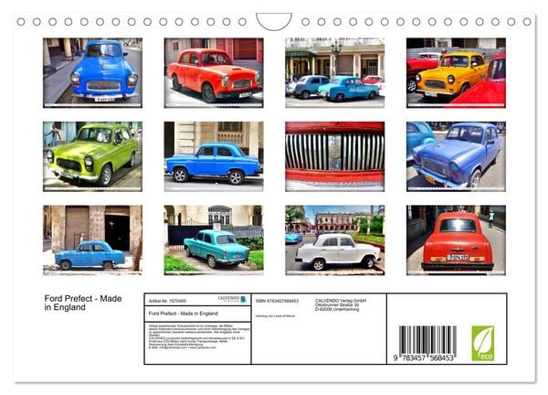 Produktbild: Ford Prefect - Made in England (Wandkalender 2026 DIN A4 quer), CALVENDO Monatskalender