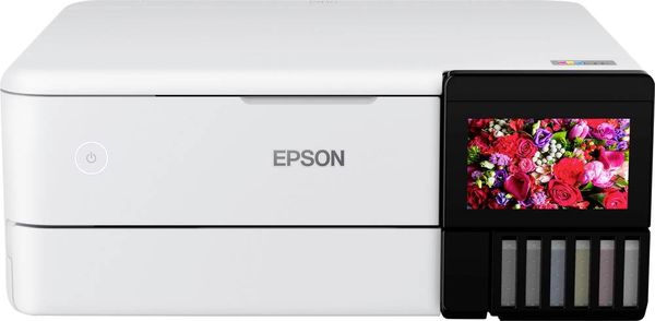 Epson EcoTank ET-8500 Multifunktionsdrucker Tintenstrahl Farbe A4 Drucker, Scanner, Kopierer Duplex, LAN, USB, WLAN, Tin