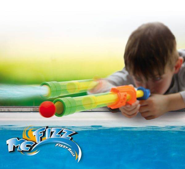 Produktbild: Mc Fizz Wasserpistole Fizzy Balls gr&uuml;n 2in1