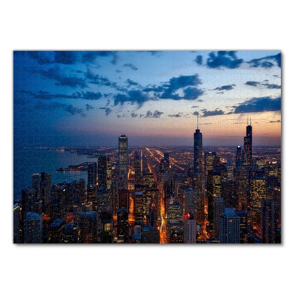 Produktbild: Lais Puzzle Chicago 1000 Teile