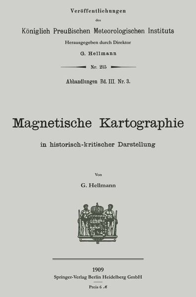 Produktbild: Magnetische Kartographie in historisch-kritischer Darstellung