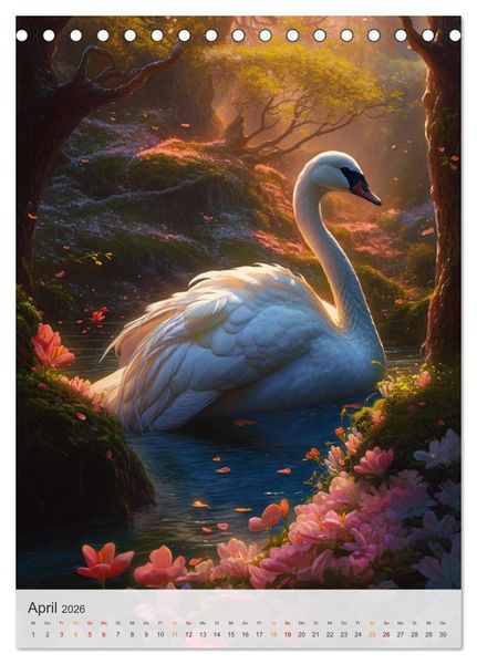 Produktbild: Fantastische Vogelwelt (Tischkalender 2026 DIN A5 hoch), CALVENDO Monatskalender