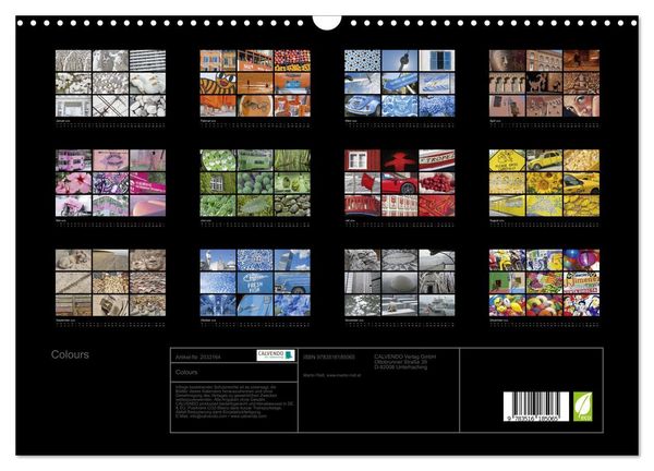 Produktbild: Colours (Wandkalender 2026 DIN A3 quer), CALVENDO Monatskalender