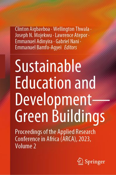 Produktbild: Sustainable Education and Development&mdash;Green Buildings