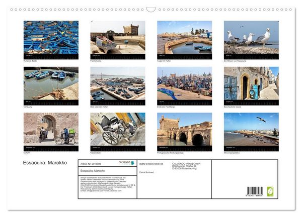 Produktbild: Essaouira. Marokko (Wandkalender 2026 DIN A2 quer), CALVENDO Monatskalender
