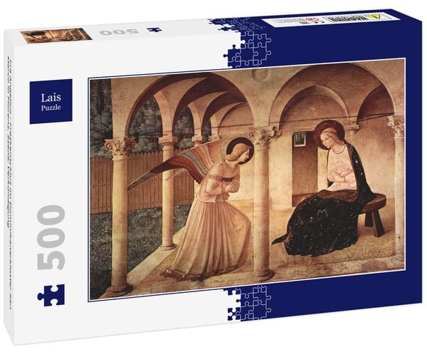Produktbild: Lais Puzzle Fra Angelico - Freskenzyklus im Dominikanerkloster San Marco in Florenz, Szene: Verk&uuml;ndigung 500 Teile