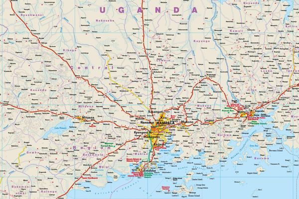Produktbild: Reise Know-How Landkarte Uganda (1:600.000)