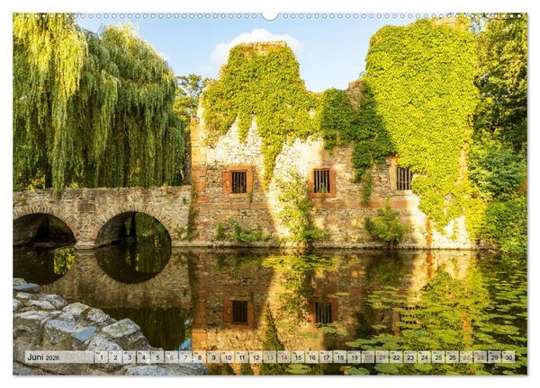 Produktbild: Aschaffenburg - Ein Streifzug durch die liebenswerte Stadt am Main (Wandkalender 2026 DIN A2 quer), CALVENDO Monatskalender