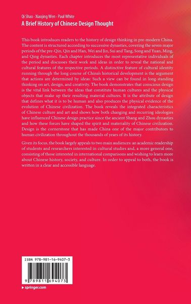 Produktbild: A Brief History of Chinese Design Thought