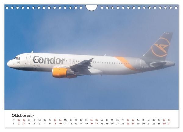 Produktbild: Airbus A320 Das Brot und Butter Flugzeug (Wandkalender 2027 DIN A4 quer), CALVENDO Monatskalender