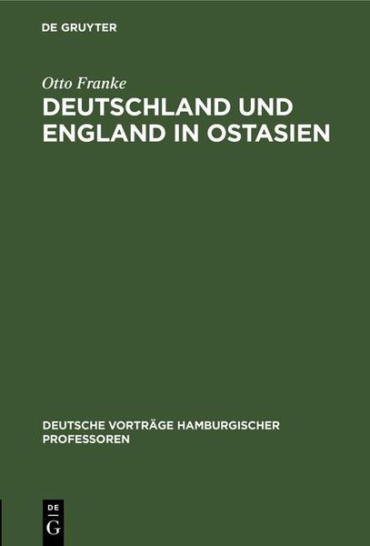 Produktbild: Deutschland und England in Ostasien