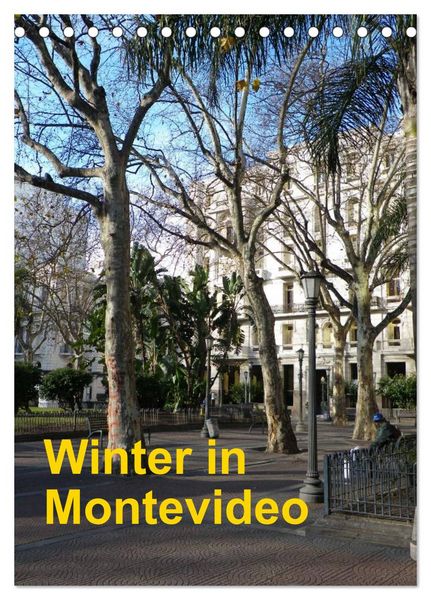 Produktbild: Winter in Montevideo (Tischkalender 2026 DIN A5 hoch), CALVENDO Monatskalender