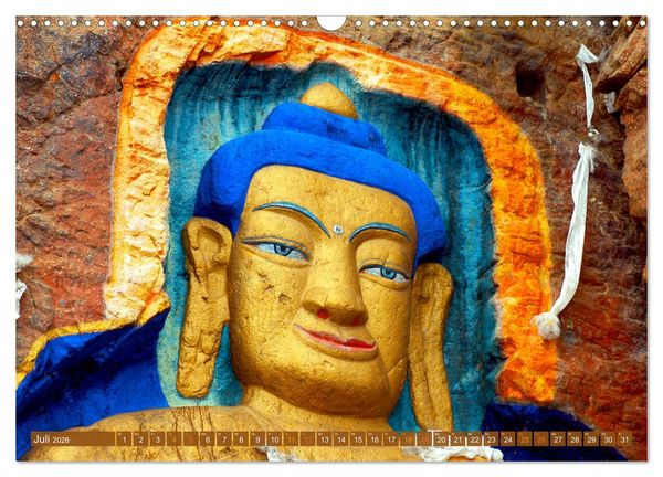 Produktbild: Mystische Wesen &ndash; Buddhistische Kunst im Himalaya (Wandkalender 2026 DIN A3 quer), CALVENDO Monatskalender