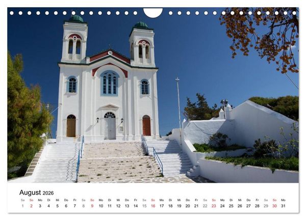Produktbild: Paros, Perle der Kykladen (Wandkalender 2026 DIN A4 quer), CALVENDO Monatskalender