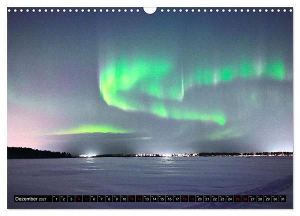 Produktbild: Lulea - Wintertraum in Schwedisch Lappland (Wandkalender 2027 DIN A3 quer), CALVENDO Monatskalender