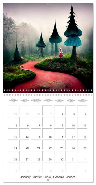 Produktbild: Alice's magic road (Wall Calendar 2026 12 &times; 12 Inch) CALVENDO 12 Month Wall Calendar